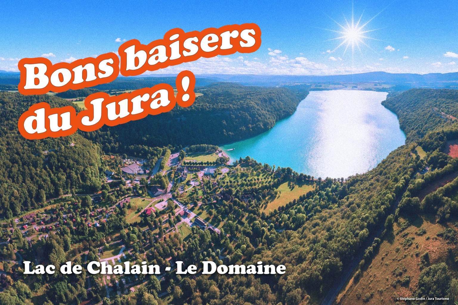 Domaine de Chalain par Stéphane Godin et Juratourisme