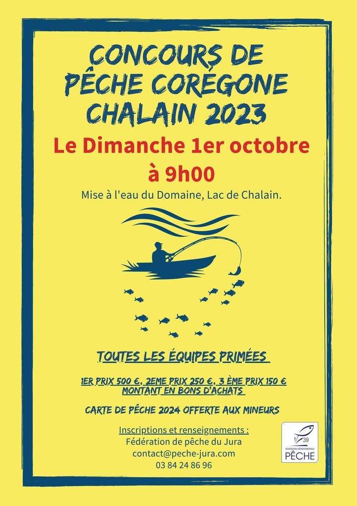 Concours de pêche corégone